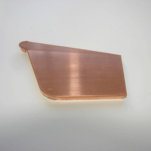 Products: Right Hand Stop end Copper (CLR011) - Streamline Spouting