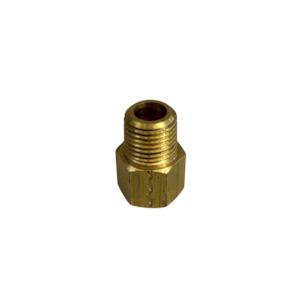 Brass Fittings: Brass Adaptor 1/4-1/4 BSP M/F • Croplands Spray