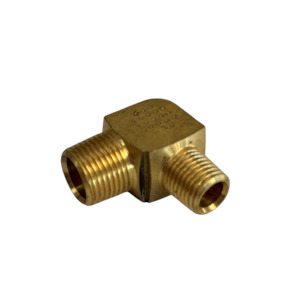 Brass Fittings: Brass Elbow 1/4 BSPM X 3/8 BSPM • Croplands Spray