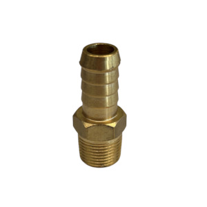 Brass Male Hose Tail ³∕8” BSPM x ½” tail • Croplands Spray