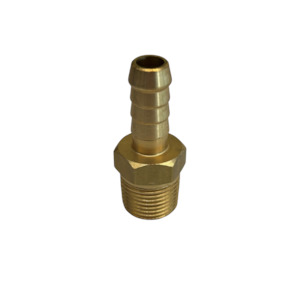 Brass Fittings: Brass Male Hose Tail ³∕8” BSPM x ³∕8” tail • Croplands Spray