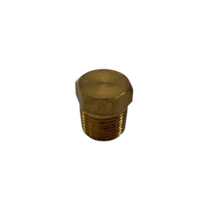 Brass Fittings: Brass Plug 3/8 • Croplands Spray