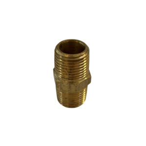 Brass Hex Nipple 1/2" • Croplands Spray