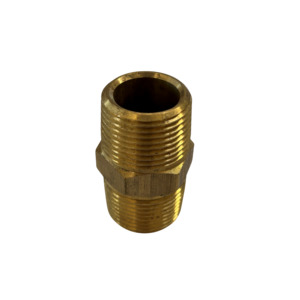 Brass Hex Nipple 3/4" • Croplands Spray