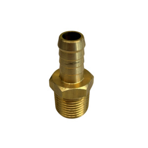 Brass Male Hose Tail ½” BSPM x ½” tail • Croplands Spray