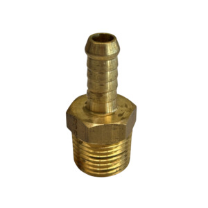 Brass Male Hose Tail ½” BSPM x ³∕8” tail • Croplands Spray