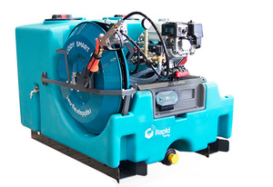 Rapid Spray Scout 600 litre UTV weed sprayer with Single 150 mtr Mega Drive Buddy Reel