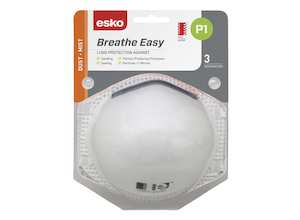 Safety Gear: Mask non-valved P1 3/pk