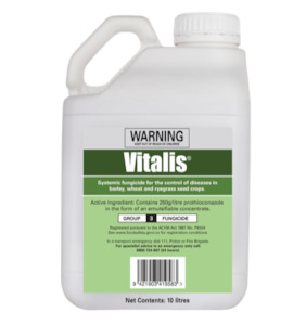 Chemicals: Vitalis Pilot Fungicide 10L