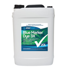 SpraySmart Blue Marker Dye 3X 20L (Non-DG)