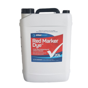 Additives: SpraySmart Red Marker Dye 20L