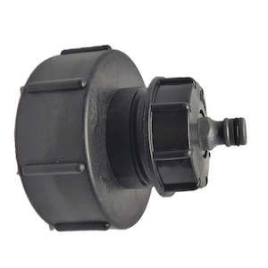 Irrigation Fittings: Socket, IBC tank adaptor 100mm x 80mm, with 1/2'' garden hose barb