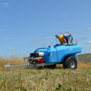Trailer Sprayers: Trailer sprayer, TSX400 Bertolini 400L, Optional 50m Hose reel