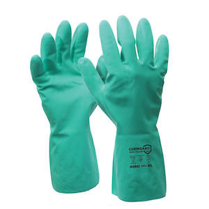 ChemGard Nitrile Chemical Resistant Spray Gloves Large