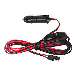 SpraySmart 12V Wiring Loom, 2pin to cigarette plug with switch