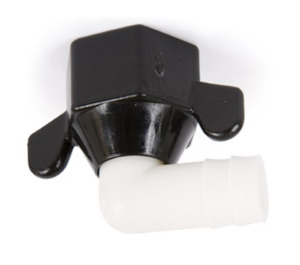 Shurflo Nut & Tail Elbow Plastic 1/2'' x 10mm