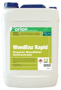 Herbicides: WeedEnz Rapid / Biosafe, Organic Herbicide 200L (Non-DG)