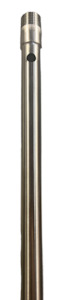 Stainless Boom Tube, 20mm x 5 holes 9.5mm