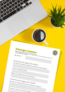 Products: The Change Creator – Goal Clarity & Action Tool