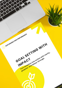 Goal Setting with Impact