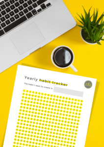 Yearly Habit Tracker – Long-Term Consistency Tool