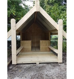 Whare playhouse 2.7m l x 1.5m w x 2.0m h