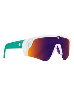 Sale V2: Spy Sunglass Monolith Speed - Matte White Teal