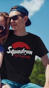 Apparel: Cotton Black-Tee Red Rainbow