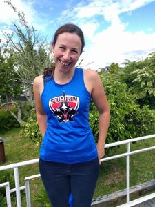 Products: Women’s Active Singlet (Blue) (BigShield)