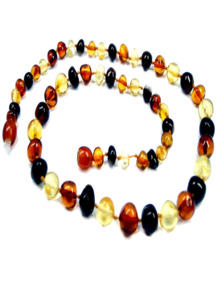 Binnie Baby: Baby amber necklace - Mix
