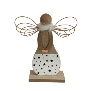 White Xmas Angel Standing