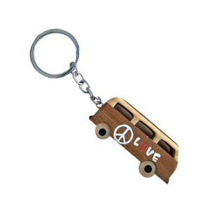 Kombi Keyring Brown