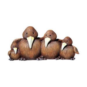 Kiwiana: Kiwi Family Decoration
