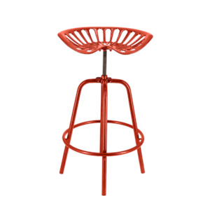 Furniture 1: Tractor Style Bar Stool Red