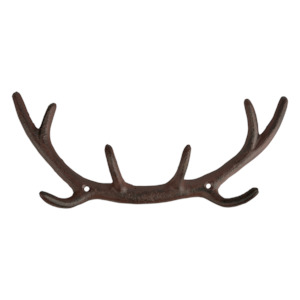 Cast Iron Antler Hook