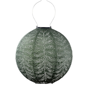 Lantern Round 30cm Sage Green Folia