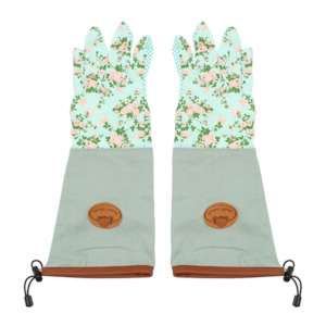 Valentines Day Gift Ideas: Rose Print Garden Gloves Long