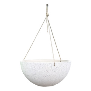 Mothers Day Gift Ideas: Nova Hanging Pot 'White' Large