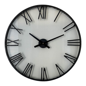Kings Birthday Sale: Ava Roman Clock Black
