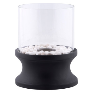 Bioethanol Outdoor Table Fireplace Concave Black