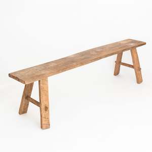Teak Bench Long Natural