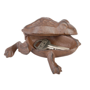 Cast Iron Frog Key Keeper