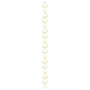 Indoor Plant Support Chain Gold Triangle