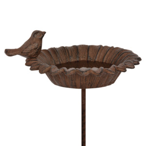 Valentines Day Gift Ideas: Cast Iron Bird Bath On Stick