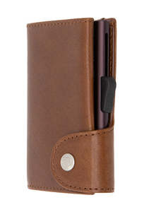 All 1: C-Secure Tanned Wallet - Gun
