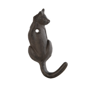 Outdoor Garden: Cast Iron Cat Tail Hook 1