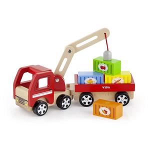 Products: Wooden Crane Truck and Trailer - Squoodles