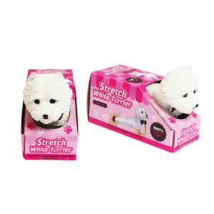 Products: Squeeze and Stretch White Terrier - Squoodles