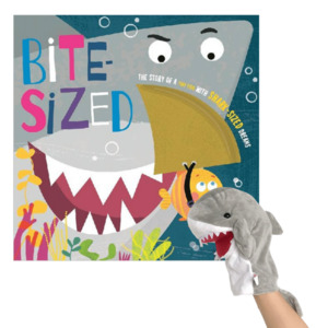 Products: Bite Sized Book & Deluxe Puppet Combo - Squoodles