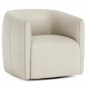 Products: Aline Leather Swivel Chair – SR Interiors